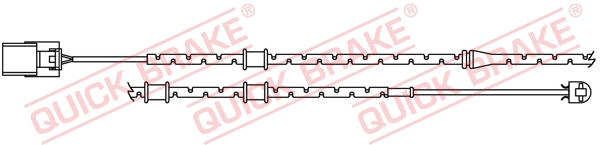 Czujnik zużycia klocka